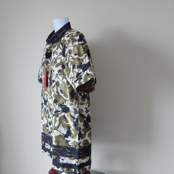 HUGO by Hugo Boss Green Black EBOR Button-down Straight Fit Shirt Men’s XL NWT - Picture 5 of 9